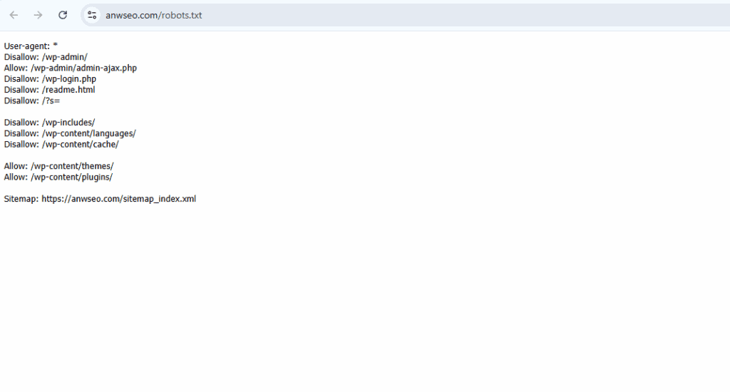 ดู Robots.txt เว็บอื่นทำยังไง
